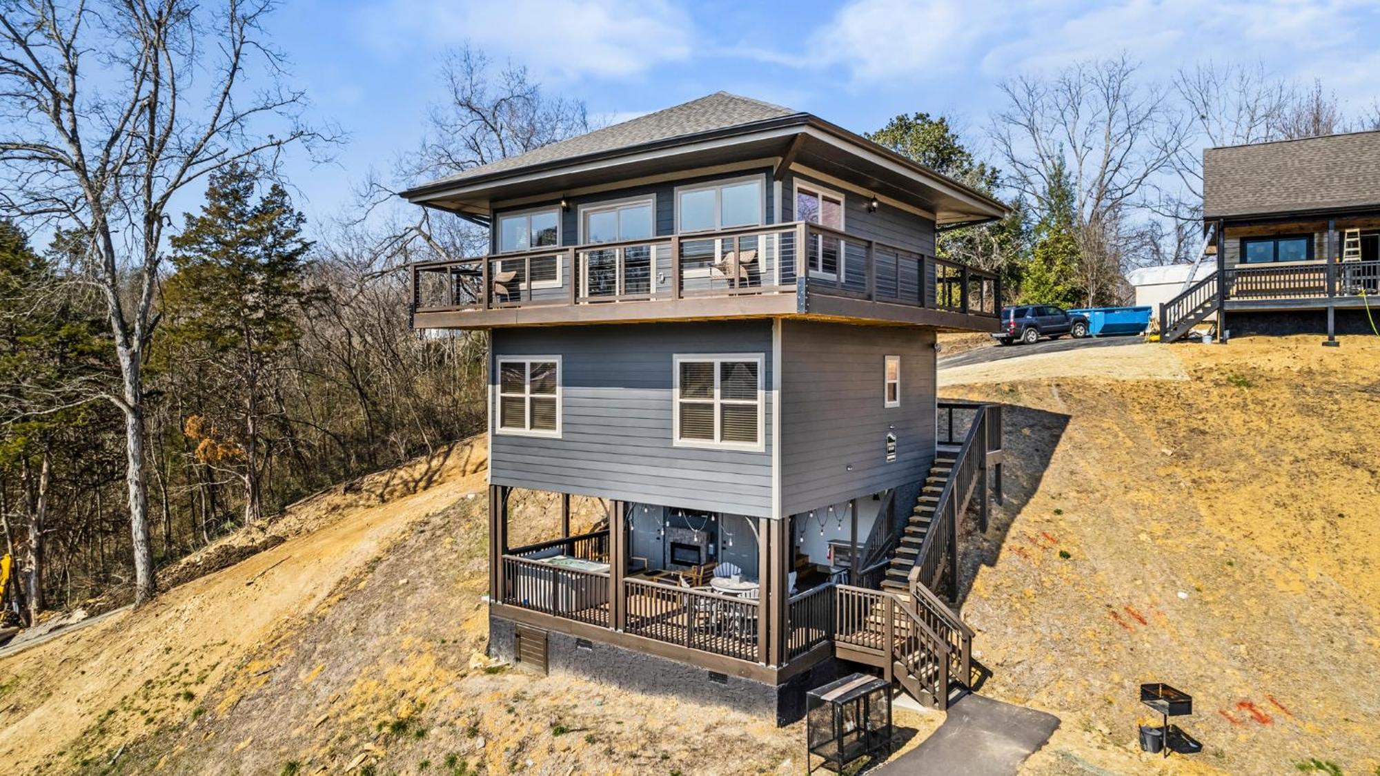 Вилла Smokies Treehouse Севьервилл Экстерьер фото